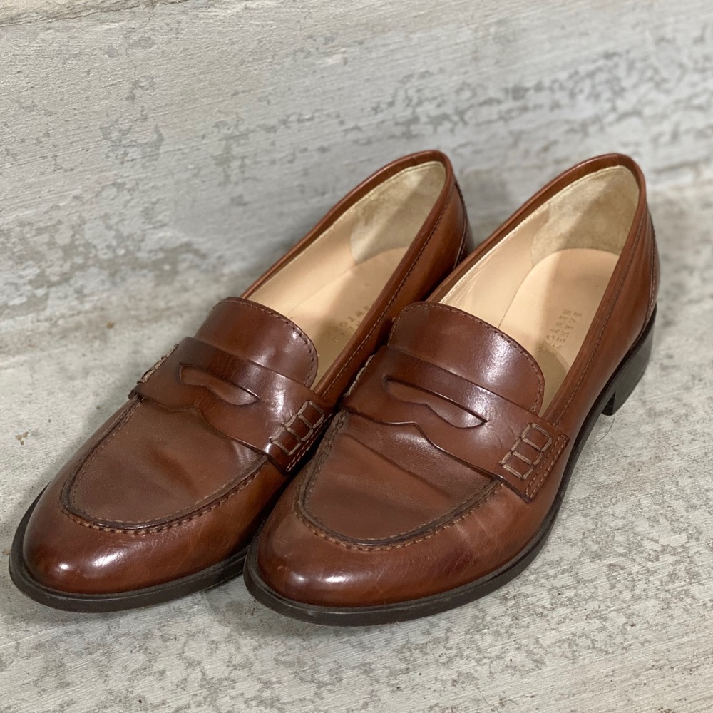Barney’s New York Leather penny loafers size 35